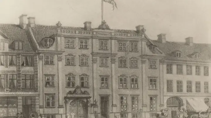 Første skriftlige vidnesbyrd på, at det originale Flora Danica-stel er i produktion